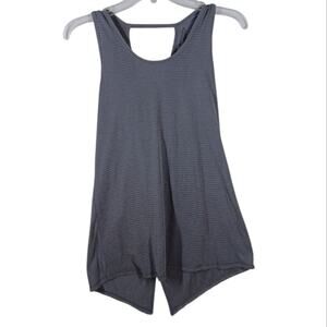 Athleta Flyaway Back Tank Top Gray size Small Tall